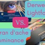 derwent lightfast vs caran dache luminance.