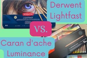 Comparando Derwent Lightfast VS Caran d’ache Luminance