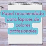 papel para lápices de colores